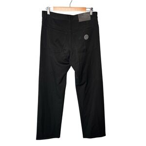 MOSCHINO JEANS Peace Sign Back Straight Leg